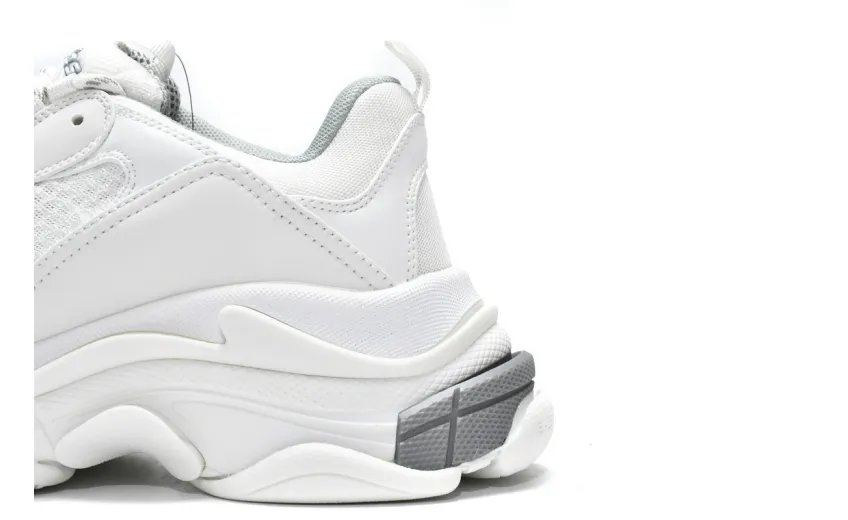  Balenciaga Triple S White Silver 524039 W2FS4 1200 