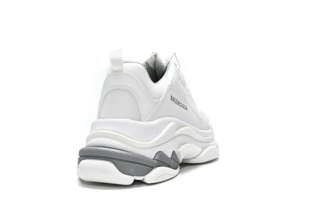  Balenciaga Triple S White Silver 524039 W2FS4 1200 