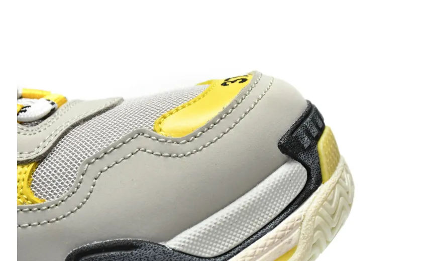  Balenciaga Triple S Grey Yellow 524037 W0E1 9000