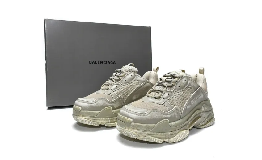  Balenciaga Triple S Beige 536737 W3CN3 9700