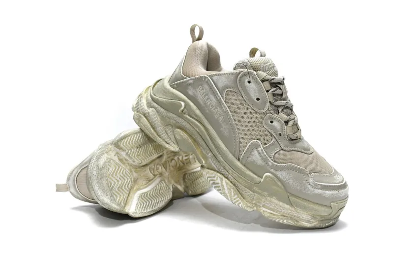  Balenciaga Triple S Beige 536737 W3CN3 9700