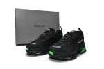  Balenciaga Triple S Black Green 544355 W09ON 1045