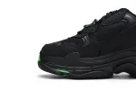  Balenciaga Triple S Black Green 544355 W09ON 1045