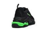  Balenciaga Triple S Black Green 544355 W09ON 1045