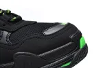  Balenciaga Triple S Black Green 544355 W09ON 1045