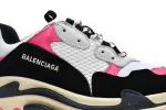  Balenciaga Triple S Black Pink 524039 W09O6 5671