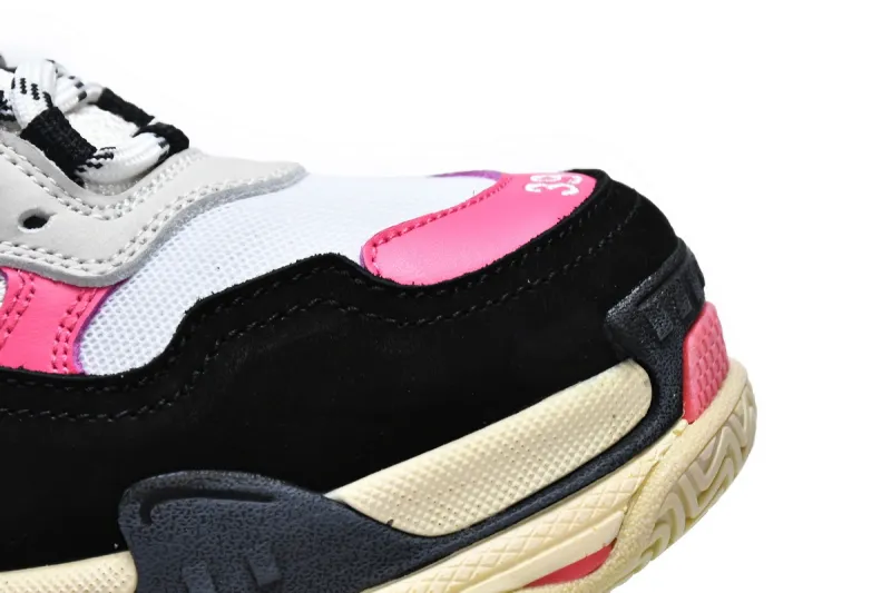  Balenciaga Triple S Black Pink 524039 W09O6 5671