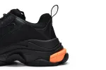 Balenciaga Triple S Black Orange 536737 W2FA1 9188