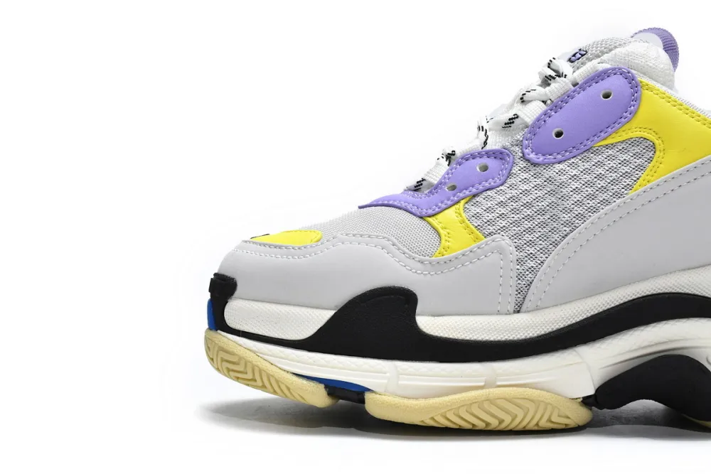  Balenciaga Triple S Black Grey Blue 524039 W09OH 8081