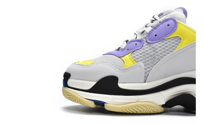  Balenciaga Triple S Black Grey Blue 524039 W09OH 8081