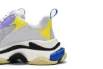  Balenciaga Triple S Black Grey Blue 524039 W09OH 8081