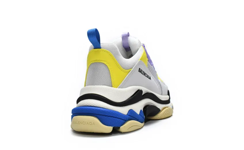  Balenciaga Triple S Black Grey Blue 524039 W09OH 8081