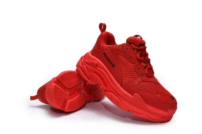 Balenciaga Triple S Dark Red 536737 W2FA1 9012  02