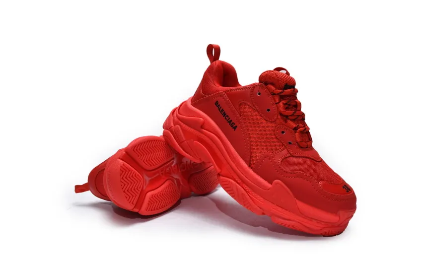  Balenciaga Triple S Dark Red 536737 W2FA1 9012 