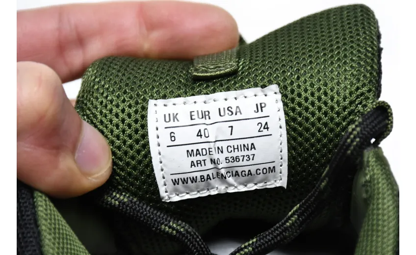  Balenciaga Triple S Army Green 536737 W09O6 9888