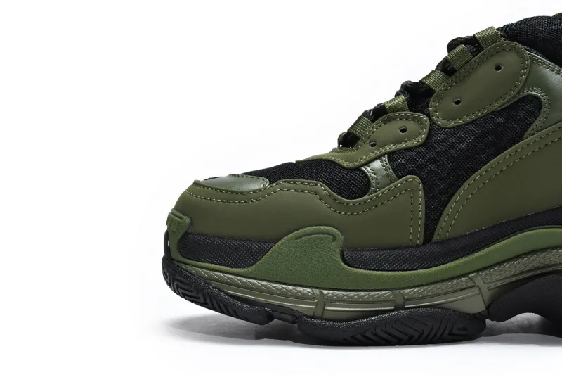  Balenciaga Triple S Army Green 536737 W09O6 9888