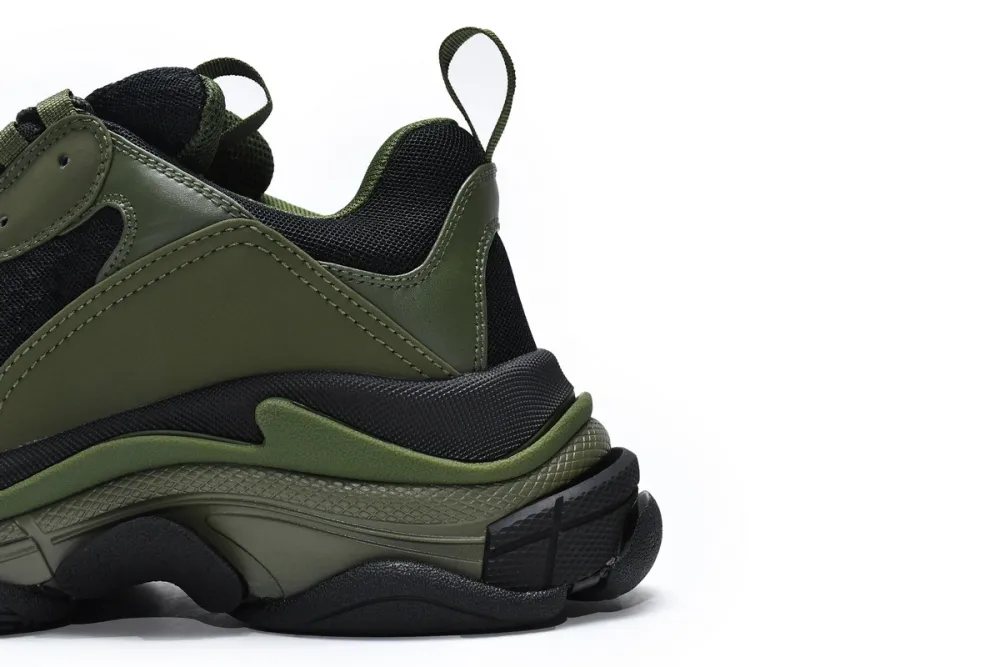  Balenciaga Triple S Army Green 536737 W09O6 9888