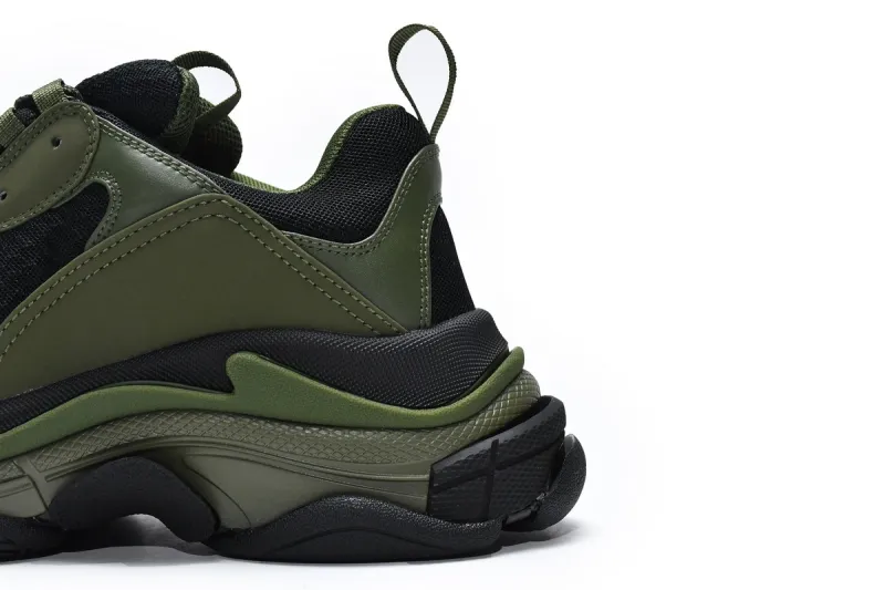  Balenciaga Triple S Army Green 536737 W09O6 9888