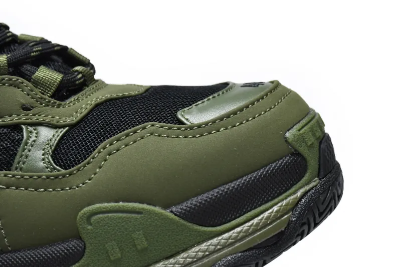  Balenciaga Triple S Army Green 536737 W09O6 9888