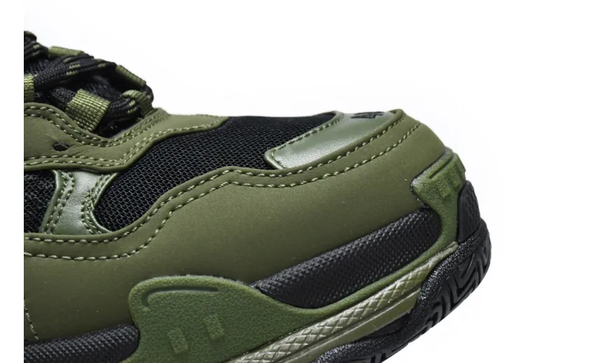  Balenciaga Triple S Army Green 536737 W09O6 9888