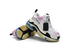  Balenciaga Triple S Blue Pink 524039 W09ON 8866