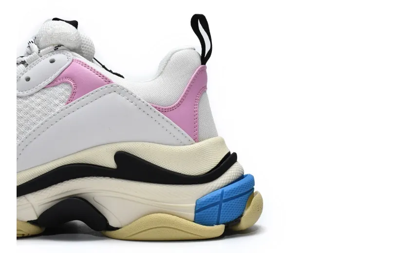  Balenciaga Triple S Blue Pink 524039 W09ON 8866