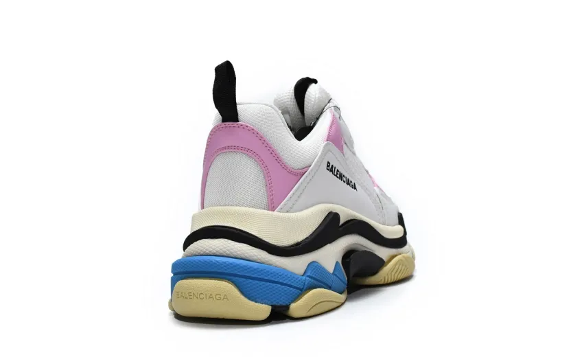  Balenciaga Triple S Blue Pink 524039 W09ON 8866
