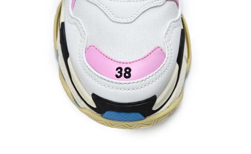 Balenciaga Triple S Blue Pink 524039 W09ON 8866