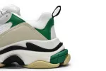  Balenciaga Triple S White Green 536737 W09O1 9090