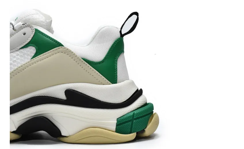  Balenciaga Triple S White Green 536737 W09O1 9090