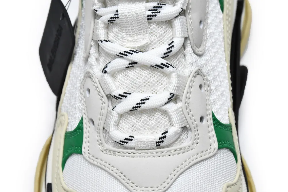 Balenciaga Triple S White Green 536737 W09O1 9090
