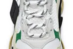  Balenciaga Triple S White Green 536737 W09O1 9090
