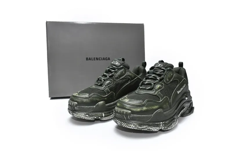  Balenciaga Triple S Retro Green 536737 W3CN3 3900