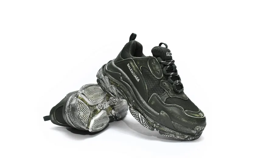  Balenciaga Triple S Retro Green 536737 W3CN3 3900