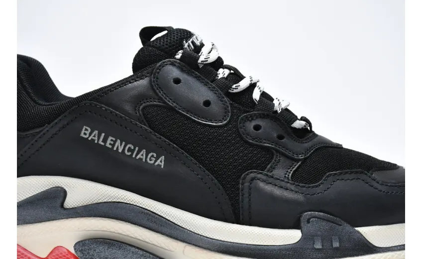  Balenciaga Triple S Black Red 533882 W0901 1000