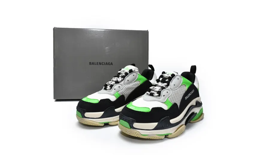  Balenciaga Triple S Electronic Green 512178 W09T1 9000