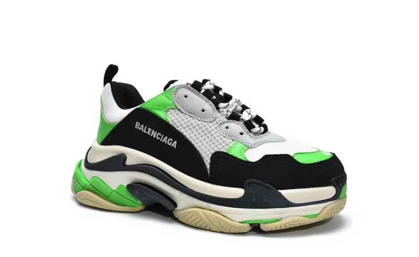  Balenciaga Triple S Electronic Green 512178 W09T1 9000