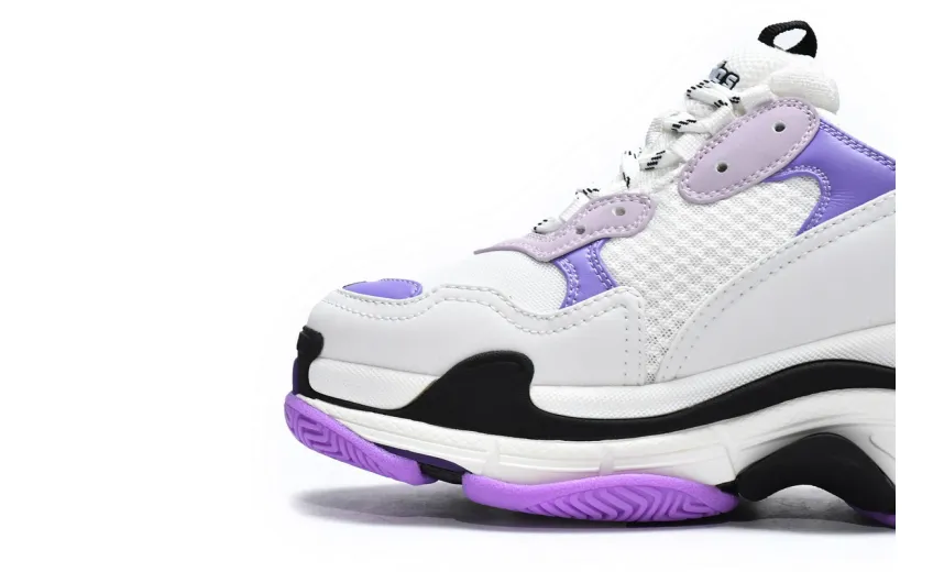  Balenciaga Triple S White Pink Purple 524039 W09OH 9688