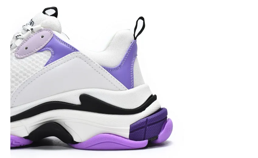  Balenciaga Triple S White Pink Purple 524039 W09OH 9688