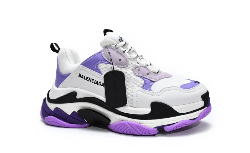  Balenciaga Triple S White Pink Purple 524039 W09OH 9688