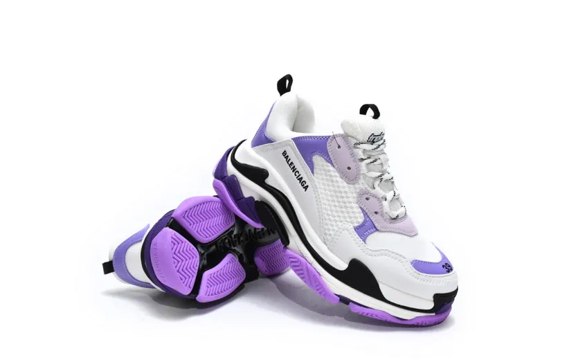  Balenciaga Triple S White Pink Purple 524039 W09OH 9688