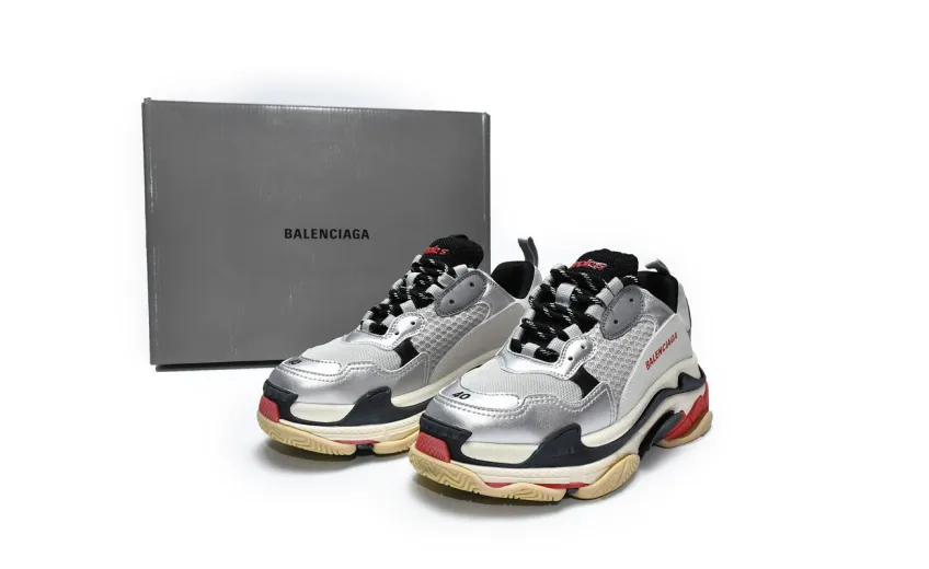  Balenciaga Triple S Grey Silver Black 512175 W0903 1081