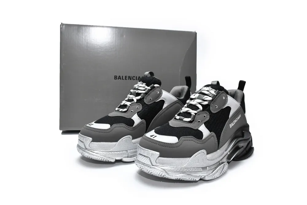  Balenciaga Triple S Graded Grey 536737 W2FA1 9108
