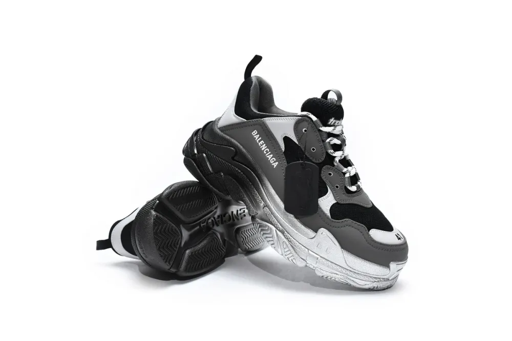  Balenciaga Triple S Graded Grey 536737 W2FA1 9108