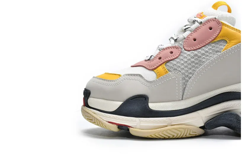  Balenciaga Triple S White Light Pink 524038 W09O5 9035