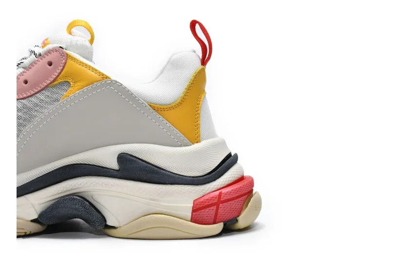  Balenciaga Triple S White Light Pink 524038 W09O5 9035