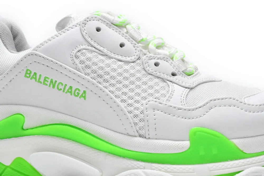  Balenciaga Triple S White Grey Green 524039 W2CA3 5390