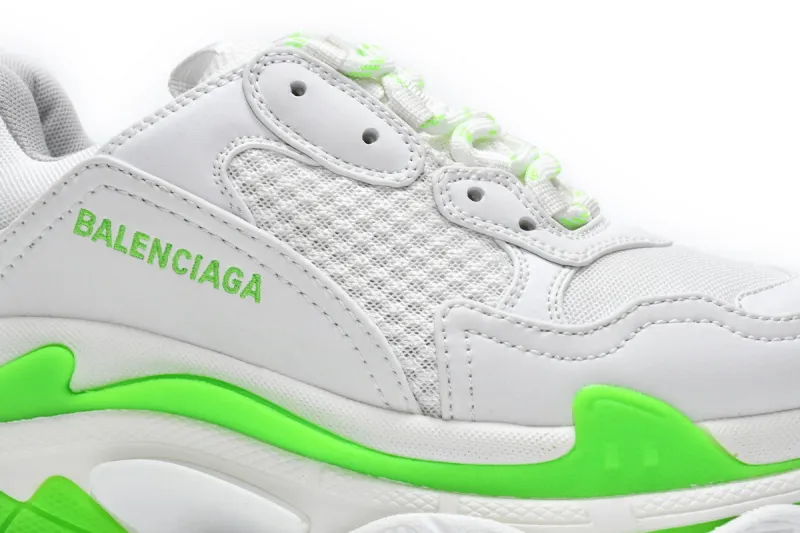  Balenciaga Triple S White Grey Green 524039 W2CA3 5390