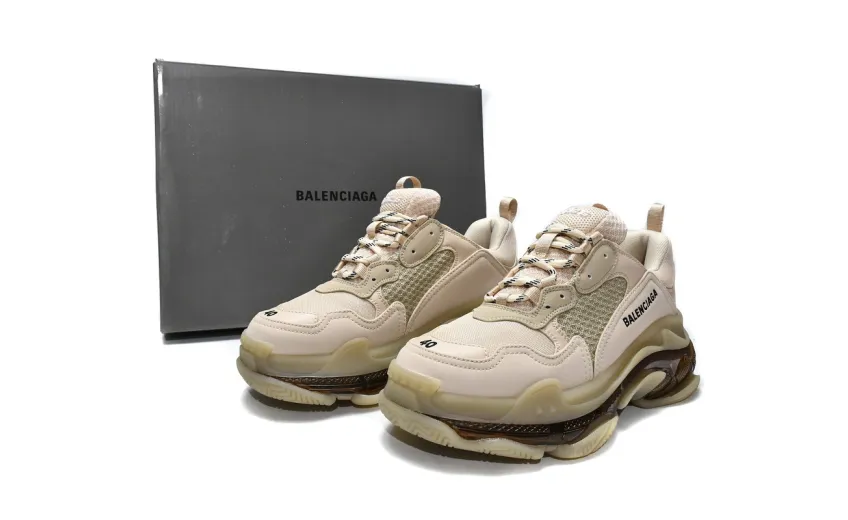 Balenciaga Triple S Nude 544351 W2GA1 9710