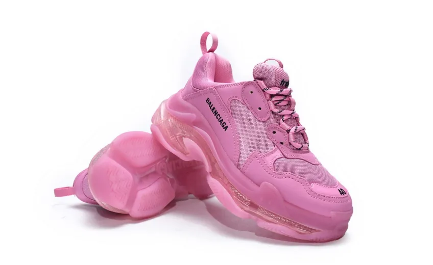  Balenciaga Triple S Pink Red 544351 W2GA1 5760